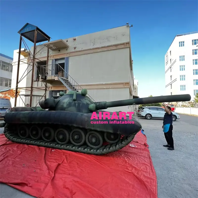 Giant size events show decoration inflatable tank model,inflatable vehicle tank balloon