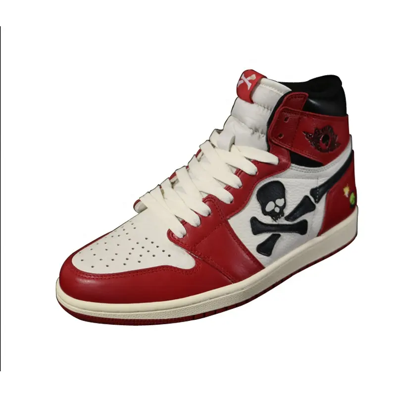 Custom AJ Sneakers With Your Own Brand Logos Air Skullss Men Sneakers Shoes Factory