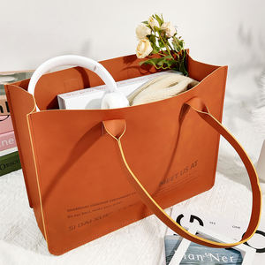 Большой размер на заказ, большая вместимость, сумка-тоут из искусственной кожи с логотипом Debossed - Product Image 1