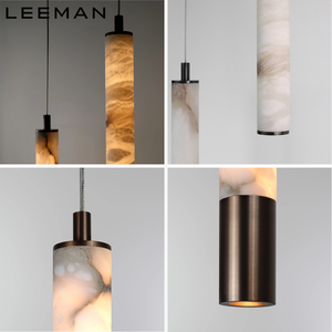Lámpara Colgante de Techo Larga de Alabastro Moderna y Lujosa para Hogar, Restaurante, Isla de Cocina, Baño, Lámpara Decorativa para Dormitorio - Product Image 4