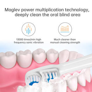 Cepillo giratorio de dientes eléctrico Versión de batería Cepillo de dientes sónico Cepillo de dientes eléctrico oscilante sónico vibrador de alta frecuencia - Product Image 5