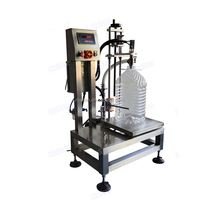 Machine de remplissage semi-automatique pour seaux, fûts, barils, liquides, eau, huile, produits chimiques, 1L, gallon, 5L, gallon, 25L, avec pesage