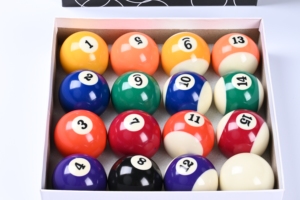 Juego de Bolas de Billar de Resina Blancas y Negras de 57.<span class=keywords><strong>2</strong></span> mm Estilo Americano de <span class=keywords><strong>2</strong></span> 1/4" - Product Image 3