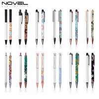 Cadeau promotionnel : Stylos à bille vierges personnalisables, stylos métalliques pour sublimation, crayons pour impression à chaud, impression DIY, portables, OEM, logo personnalisé