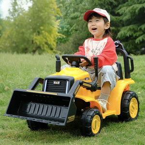 Nouveaux modèles à prix bas, excavatrice électrique pour enfants 2,4 G RC, ensemble de jouets de construction à piles, benne, remorque pour filles - Product Image 4