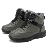 Chaussures rétro pour hommes, plateformes à lacets, bottes de neige, dessus en cuir de vache, maille respirante, coussin antidérapant, augmentation de la hauteur, TPU