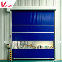 Porte rapide automatique en PVC à enroulement rapide pour usine alimentaire, salle blanche, atelier, cloison