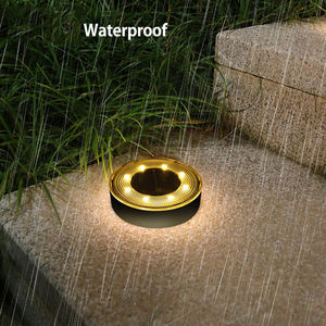 Lampe solaire à disque pour extérieur, jardin, pelouse, étanche, lampes enterrées, projecteur, éclairage encastré au sol, lampe de sol enterrée, décoration - Product Image 5