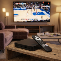 Dcolor GD2 Android 14 4K Smart TV Box Amlogic S905y4 Quad Core 2GB+32GB WiFi Dual Control Remoto por Voz Reproductor Multimedia Productos en Stock