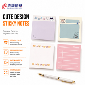 Blocs-notes adhésifs personnalisés imprimés en couleur, papier lisse de qualité supérieure, adhésif puissant, papeterie pour bureau, étudiants, usage quotidien - Product Image 1