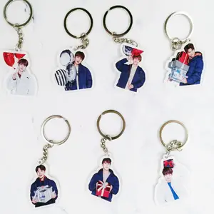 Clear Acrylic Keychain Make Your Own Acrylic Keyring Promotional Gift KeyチェーンAcrylic 3D Printed Key Chain