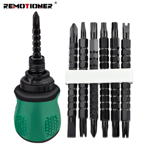 Juego de Destornilladores Mini 13 en 1, Juego de Destornilladores Extensibles de Doble Punta con Múltiples Puntas - Product Image 1