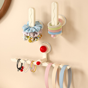 Hairband Storage Rack Wall Mounted Punch Free Organizer For Children Hair Ties Accessories Headbands Jewelry Holder - Product Image 1