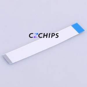 JS10B-15P-100-4-8 FFC Cable (Flexible Flat Cable) P=1mm Connector 15P 1mm 0.3mm Reverse - Product Image 2