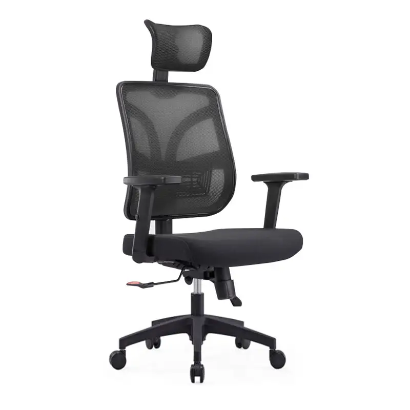 Silla ergonómica de oficina con reposacabezas para uso en Escritorio de ordenador, cómoda, ajustable, para personas altas