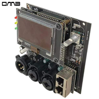 CQ380 Processeur audio multifonction personnalisé pour voiture et maison, classe D, 2 entrées 4 sorties, fréquence d'échantillonnage 96kHz, FIR 1024, amplificateur DSP 24 bits