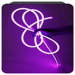 شريط إضاءة نيون RGB كامل الألوان 24 فولت 3535 96 ليد/متر 6*12 من السيليكون النقي مطلي بالنحاس من الجانبين 28/35 ميكرومتر - Product Image 3