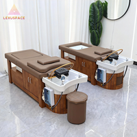Lit de shampooing pour spa thaïlandais populaire avec bassin pour les soins des pieds