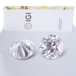 Kim cương nhân tạo 1 carat 0.5CT 0.3CT Starsgem bán buôn, chứng nhận IGI, cắt tròn sáng, độ tinh khiết D VS VVS, màu trắng, xử lý HPHT CVD - Product Image 2
