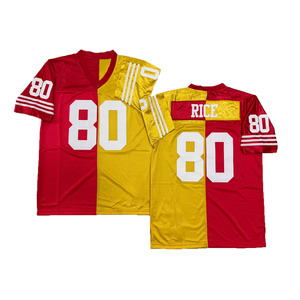 Maglia da Rugby Vintage da Uomo con Cuciture Stile Retrò Steve Young Joe Montana Deion Sanders Ricky Watters Roger Craig Ronnie Lott Taglie S-3XL - Product Image 5