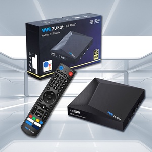 กล่องรับสัญญาณทีวี We2usat K3 Pro+ 6K Smart Android 12 OTT รองรับ Wifi6 หน่วยความจำ 4GB 32GB ชิปประมวลผล Amlogic Quad Core สำหรับ IPTV และการสตรีมมิ่ง - Product Image 1