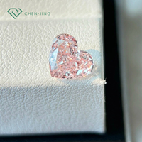 Diamante Cultivado en Laboratorio con Certificación IGI, Color Rosa, Corte Corazón, Forma Fantasía, HPHT, Diamante Suelto, Varios Colores