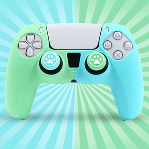 Cute Candy Color Soft Silicone Anti-slip Cover for PS4 Controller, Cat Paw Thumbstick Caps for <strong>PlayStation</strong> <strong>4</strong> - Product Image 2