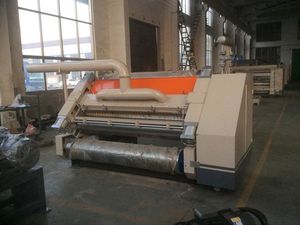 Máquina corrugadora de alta velocidad sin dedos, de un solo rostro, de 2 capas, máquina de fabricación de cartón corrugado - Product Image 2