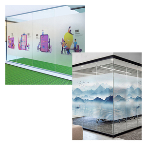 Vente directe usine – Film adhésif givré noir en PVC pour vitres de centres commerciaux extérieurs, <span class=keywords><strong>autocollant</strong></span> givré noir auto-adhésif pour portes - Product Image 5
