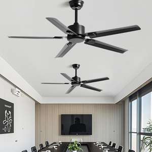 低价批发42英寸不锈钢5叶片平齐安装Bldc吊扇带遥控器 - Product Image 4