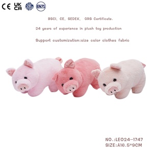 Hot Bán 2026 Tùy Chỉnh Màu Hồng Đốm Bé Pig Động Vật Sang Trọng Pig Cho Bé Cho Khuyến Mãi Số Lượng Lớn Thú Nhồi Bông Linh Vật Đồ Chơi Sang Trọng - Product Image 3