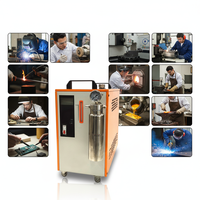 Générateur HHO portable manuel en acier inoxydable, machine à souder pour bijoux, torche à hydrogène et oxygène pour la réparation de l'or et de l'argent
