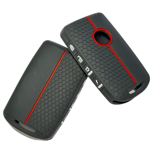 Funda Protectora de Silicona para Llave de Coche Ford Edge Explorer <span class=keywords><strong>Fusion</strong></span> Mustang Lincoln MK, con Anillo y 5 Botones - Product Image 2