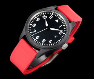 Reloj de Cerámica de Alta Calidad, Correa de Cuero, Estilo Casual, Deportivo, de Negocios, a la Moda, Reloj Mecánico Premium para Hombre - Product Image 1