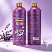 Gel Douche Exfoliant au Curcuma Éclaircissant Nettoyant Corporel Hydratant Exfoliant AHA 1000ml