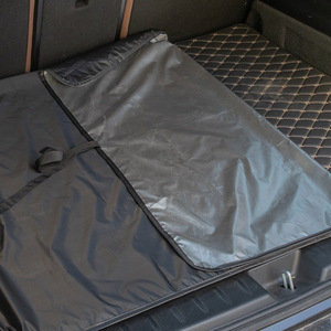 Car Trunk Mat Black Silver Coated Cloth Water Resistant Durable For General Use Small 120x70cm Large 140x100cm - Product Image 2