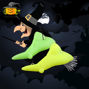 Nariz de Bruja Verde, Accesorio de Disfraz de PVC Amarillo Pálido, Accesorio de Cosplay para Fiesta de Halloween - Product Image 2
