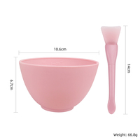 Ensemble de bols à masque en silicone réutilisables sans BPA, 100 ml, 250 ml, 450 ml, pour mélanger le maquillage