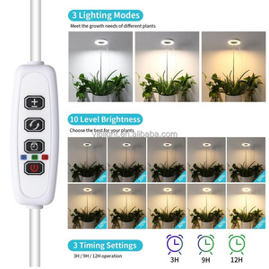 Mini lampe <span class=keywords><strong>de</strong></span> croissance LED USB à spectre complet pour plantes d'intérieur, avec anneau lumineux unique et support d'angle - Product Image 4