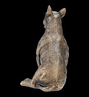 2025 chien Figurine Bull Terrier couleur bronze Bull Terrier Statue sculpture personnalisée chien FIGURE