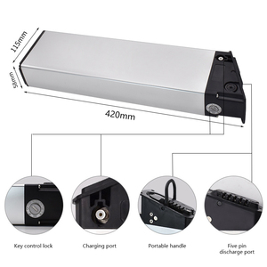 Batería Plegable para <span class=keywords><strong>Bicicleta</strong></span> <span class=keywords><strong>Eléctrica</strong></span> ALX009, 36V 48V 52V 13Ah 14Ah 15Ah 16.5Ah 17.5Ah, Repuesto para Mate X <span class=keywords><strong>Accolmile</strong></span> Ebike - Product Image 2