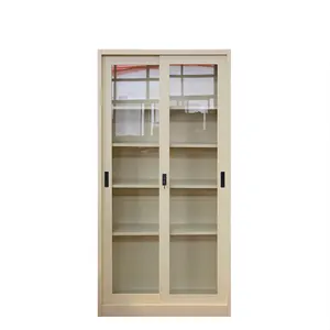 Customized High Quality Sliding Glass Door File Cabinet Easy To Assemble Office Furniture Display Filing Cabinet