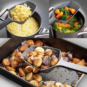 Cuillères à fente pour aliments grande cuillère en plastique personnalisée passoire résistante à la cuisine pour légumes cadeaux promotionnels - Product Image 6