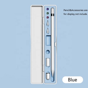 Estuche Protector de Silicona Rígido Portátil Antipérdida para Apple Pencil de <span class=keywords><strong>1</strong></span>ª y <span class=keywords><strong>2</strong></span>ª Generación, Accesorios para Lápiz - Product Image 5