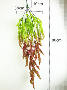 Planta colgante de helecho Artificial, plantas verdes, árboles para decoración de bodas y exteriores, venta al por mayor - Product Image 2