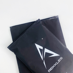 20x30cm Recyclable Black Resealable <b>Zip</b> Lock <b>Bag</b> Summer Casual Wear Thin Breathable Clothes Packaging Pouch Zipper <b>Bags</b> - Product Image 6
