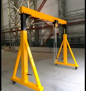 מנוף גשר נייד קטן ונייד בעל גובה מתכוונן, בהתאמה אישית, 1, 2, 3, 5, 10 טון, עם 4 גלגלים - Product Image 4