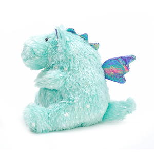 Jouet en peluche dragon volant avec logo personnalisé, paillettes brillantes et sequins - Product Image 2
