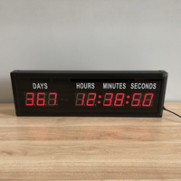 Reloj Digital Led de 1,8 pulgadas, 9 dígitos, pantalla grande, cronómetro de cuenta regresiva, reloj de pared para gimnasio