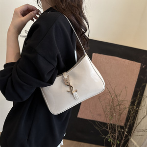 Bolso de Mano Tipo Tote Versátil de Estilo Occidental, Elegante, con Cierre de Cremallera, de PU de Alta Calidad y Color Sólido, para Mujer - Product Image 2